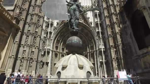 Catedral de Sevilla en Andalucía, España — Vídeos de Stock