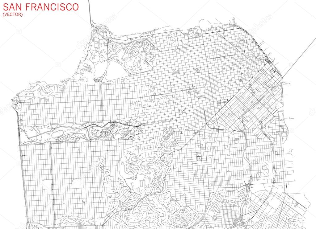 satelitní mapa usa San Francisco, Usa, satelitní mapa — Stock Vektor © vampy1 #110776410 satelitní mapa usa