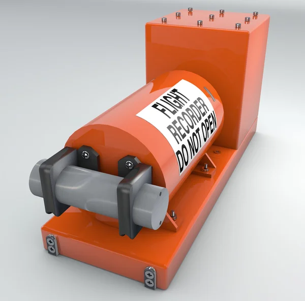 航空機のデータ記録装置 — ストック写真