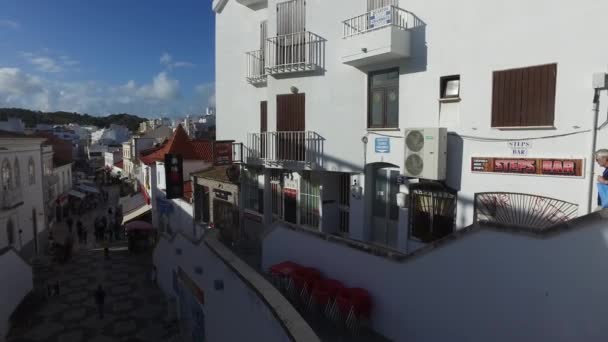 Cidade Velha de Albufeira casas — Vídeo de Stock