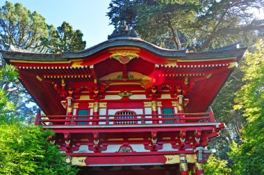 San Francisco, California, ABD: çay evi içinde Japon çay Bahçesi, Golden Gate Park içinde 1894 yılında oluşturulan Amerika Birleşik Devletleri'nde en eski genel Japon bahçesi