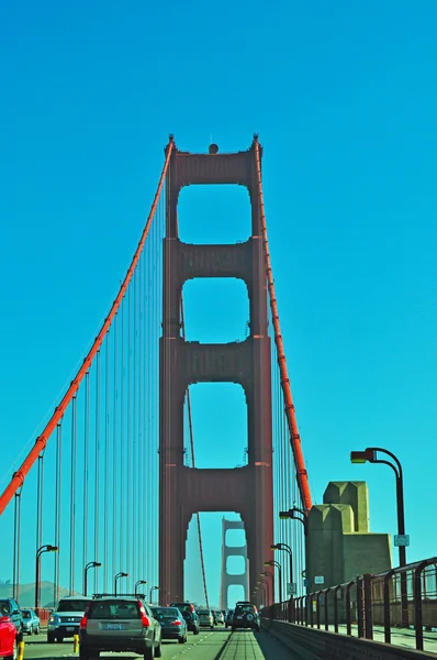 San Francisco, Kalifornie, Usa: podrobnosti o Golden Gate Bridge — Stock fotografie