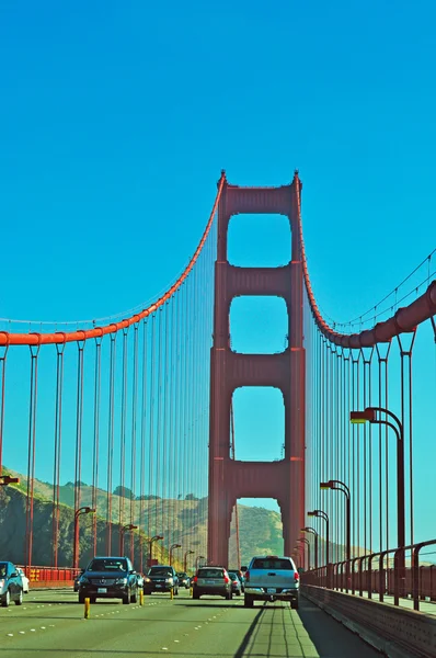 San Francisco, California, Usa: szczegóły z mostu Golden Gate — Zdjęcie stockowe