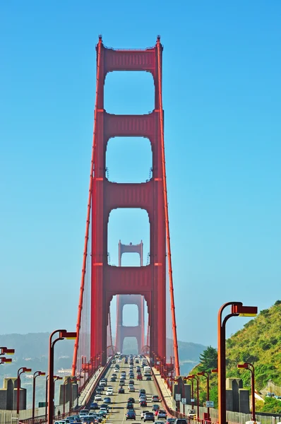 San Francisco, California, Usa: szczegóły z mostu Golden Gate — Zdjęcie stockowe