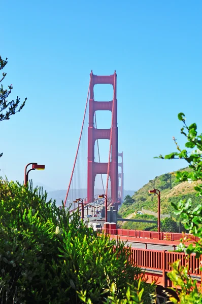 San Francisco, California, Usa: szczegóły z mostu Golden Gate — Zdjęcie stockowe