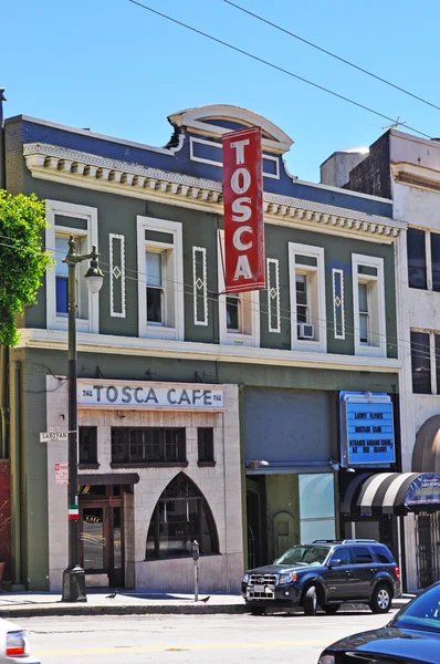 샌 프란 시스 코, 캘리포니아: 유명한 토스카 카페 노스 비치 — 스톡 사진