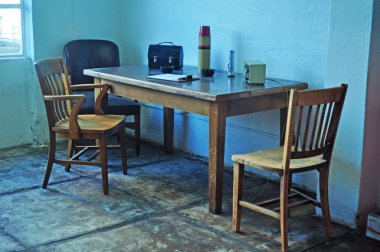Alcatraz Adası, San Francisco: eski federal hapishanede guardroom