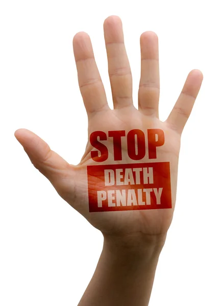 Fermare la pena di morte — Foto Stock
