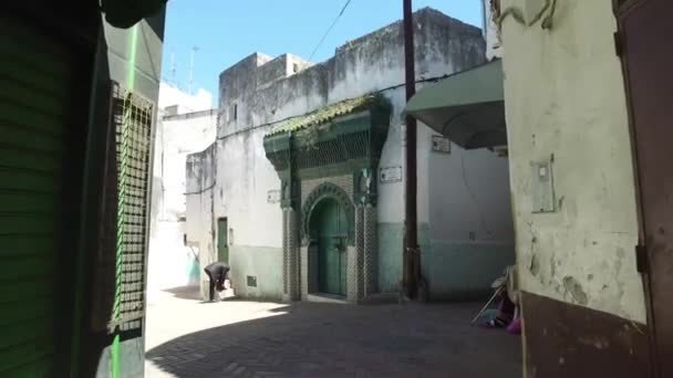 Vieille ville de Tanger maisons, Maroc — Video