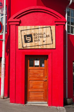 İzlanda: Akureyri sokakları görünümü 