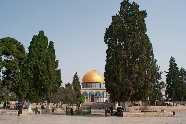 İsrail: Kudüs'ün Eski Şehir Tapınak Dağı'nda Kaya Kubbesi görünümü — Stok fotoğraf