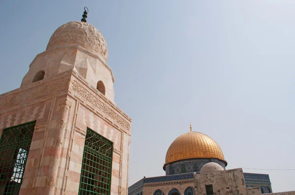 Israel: view of the Dome of the Rock in the Old City of Jerusalem — Stock Photo, Image