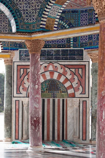 Israel: detalhes dos mosaicos da Cúpula da Rocha — Fotografia de Stock