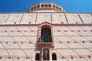 Nazareth, İsrail, Ortadoğu: nerede Cebrail Meryem İsa'nın doğum duyurdu inanılan yerde 1969 yılında inşa duyuru, kilise