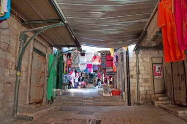 Nazareth: görünümü sokakları ve eski şehir souq, Pazar 