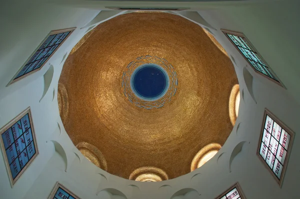 Israel: a cúpula interior da Igreja das Bem-aventuranças — Fotografia de Stock