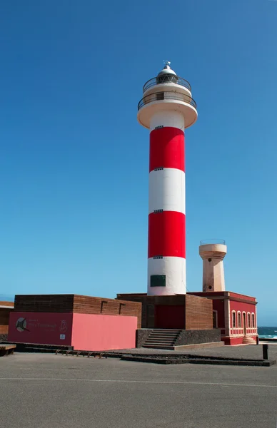 Fuerteventura: weergave van El Toston vuurtoren — Stockfoto