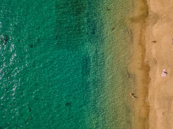 Vista Aérea Das Margens Irregulares Praias Lanzarote Espanha Canário Estradas — Fotografia de Stock