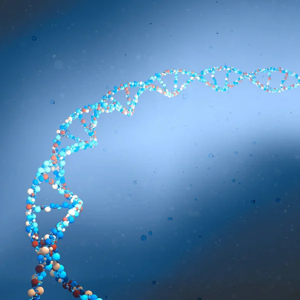 Dna 디옥시리보 Dna Helix Deoxyribonucleic Acid 알려진 유기체의 성장과 발달에 — 스톡 사진