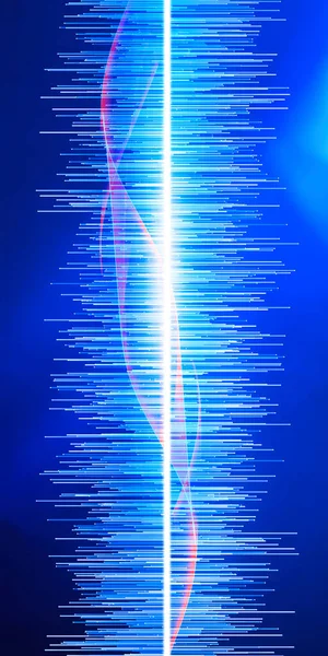 Sound Waves Digital Equalizer Frequencies Music Radio Sound Voice Hearing — Stock Photo, Image