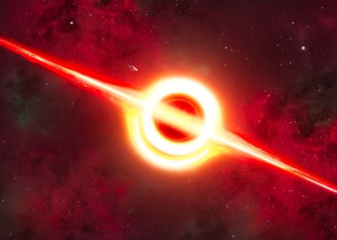 Bir kara deliğin yerçekimsel alanı, yerçekimsel çekim. Meteorlar ve asteroitler yutulmak üzere. Yeni dünyalar ve galaksiler. Nebula ve yıldızlar. Derin boşluk