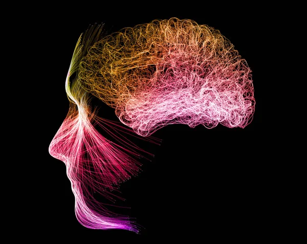 Beyin Potansiyeli Fikirler Yenilikler Zihnini Boşalt Sinapslar Yapay Zeka Bulut — Stok fotoğraf