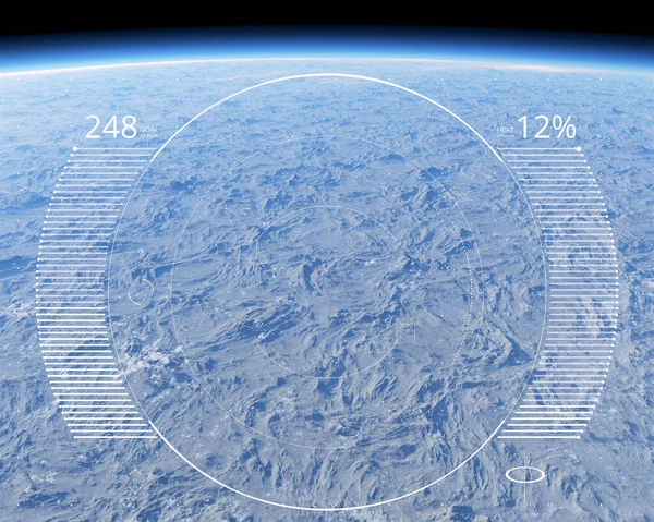Інструменти Вимірювання Контролю Атмосфери Передача Даних Озонова Діра Відстеження Супутників — стокове фото