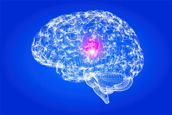 神経細胞の顕微鏡像 脳のつながり シナプスだ コミュニケーションと脳刺激 神経回路 変性疾患 パーキンソン病 アルツハイマー病 3Dレンダリング — ストック写真