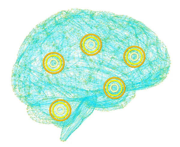 Neuronok Mikroszkopikus Képe Agykapcsolatok Szinapszisok Kommunikáció Agyi Stimuláció Neurális Hálózati — Stock Fotó