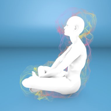 Woman yoga meditation