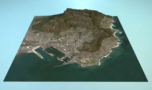 Aerial view of Cape Town — Stock Photo, Image