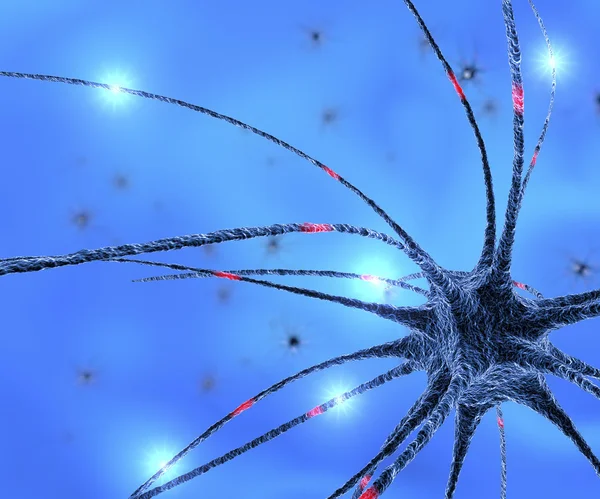 Группа нейронов — стоковое фото