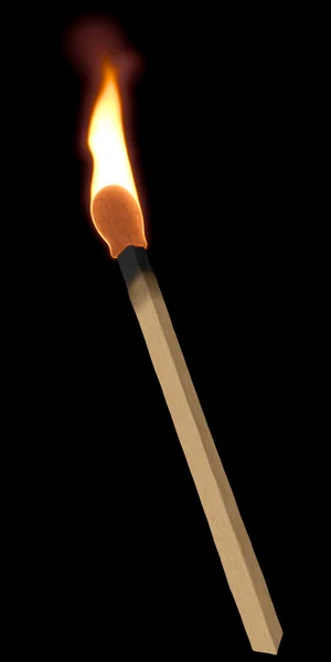 불타는 성 냥 — 스톡 사진