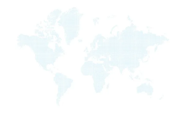 Blå världskarta — Stock vektor