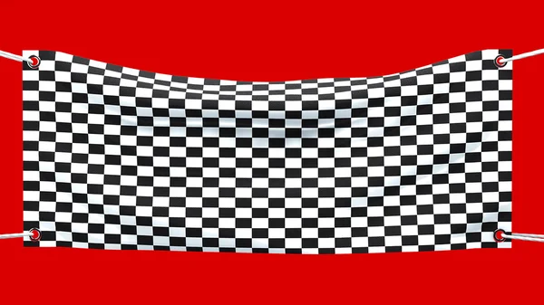 Checkered finish flag — Stock Photo, Image