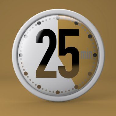 25 saniye kronometre saati