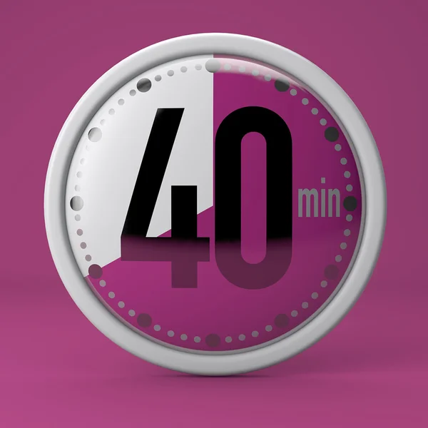 40 Seconds stopwatch clock — Stock Photo, Image