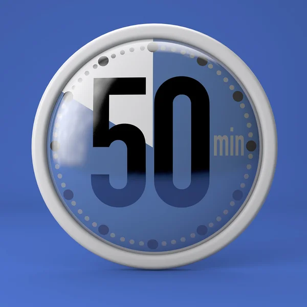 50 seconds stopwatch clock — Stock Photo, Image