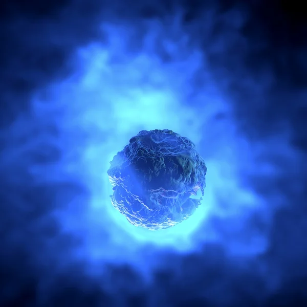 Térben keringő üstökös — Stock Fotó
