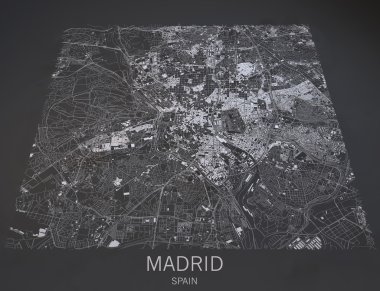Madrid sokaklar ve Binalar göster