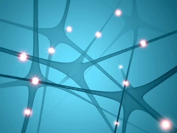 Neurons  sketch background — Stock Photo, Image