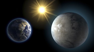 Sun, Earth and Kepler 452b