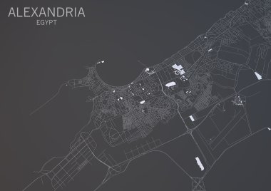 İskenderiye, Mısır Haritası