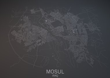 Musul, Irak Haritası