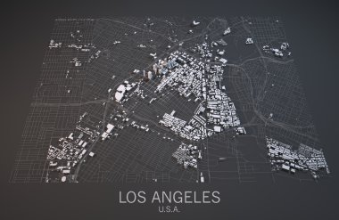 Los Angeles, ABD Haritası