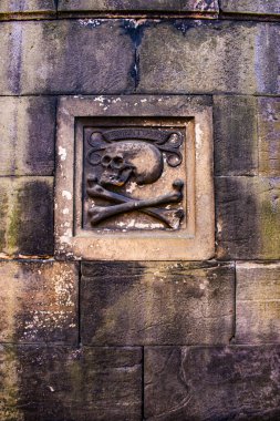 Edinburgh, İskoçya: Bir Memento mori (Latince anlamı: 