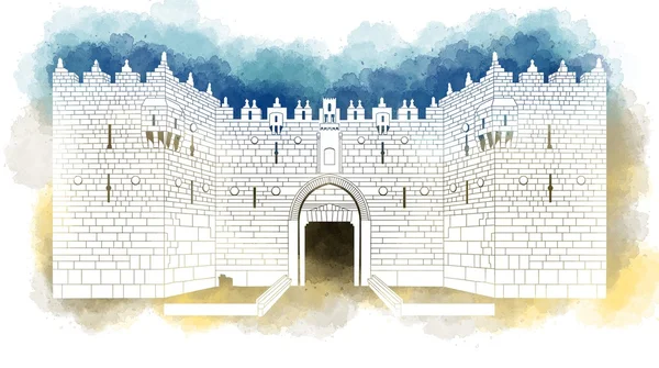 Иерусалимские ворота — стоковое фото