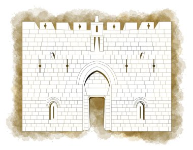 Kudüs'ün eski şehri Zion kapısı
