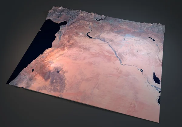 匹配的阿拉伯叙利亚共和国电子地图 — 图库照片