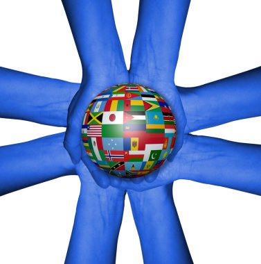 The world in your hands clipart